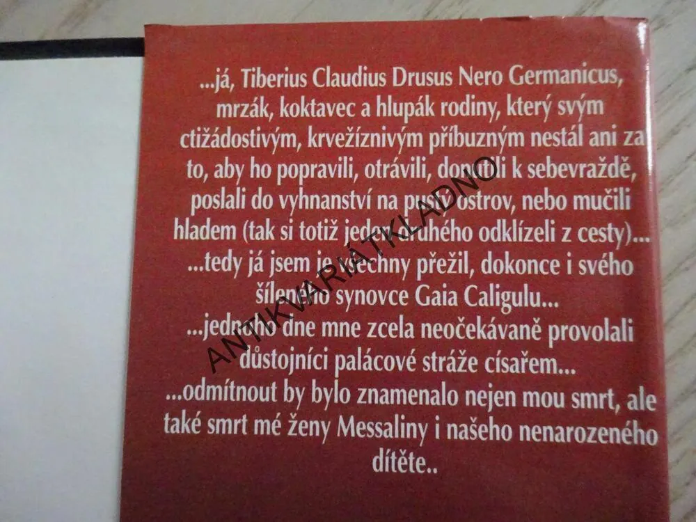 CLAUDIUS BŮH, ROBERT GRAVES, **an