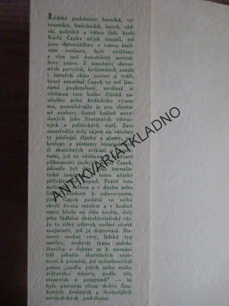 RATOLEST A VAVŘÍN, KAREL ČAPEK, 1947, **an