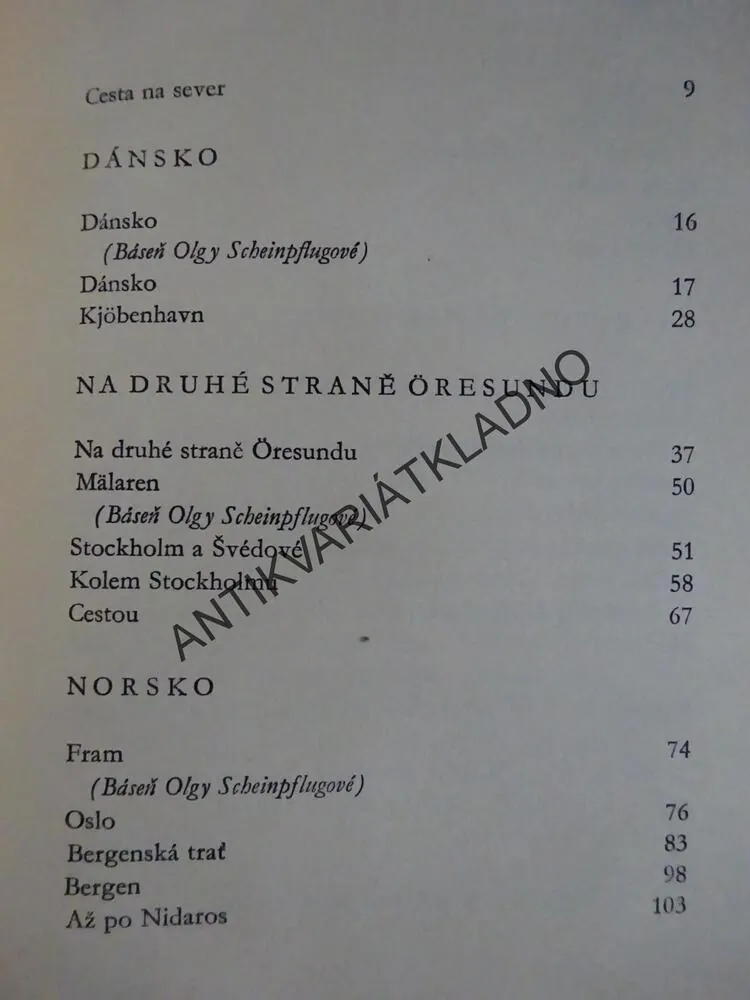CESTA NA SEVER, KAREL ČAPEK, **an