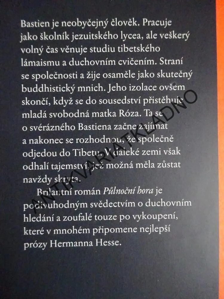 PŮLNOČNÍ HORA, JEAN-MARIE BLAS DE ROBLES, **an