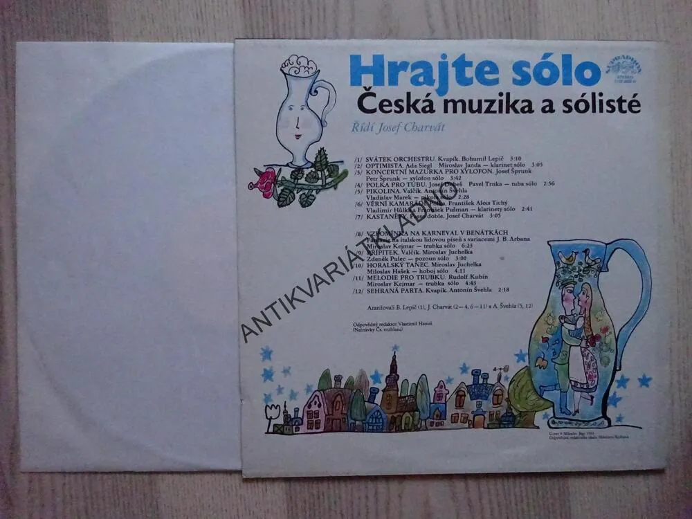 HRAJTE SÓLO, ČESKÁ MUZIKA A SÓLISTÉ, LIDOVÉ PÍSNĚ, LP