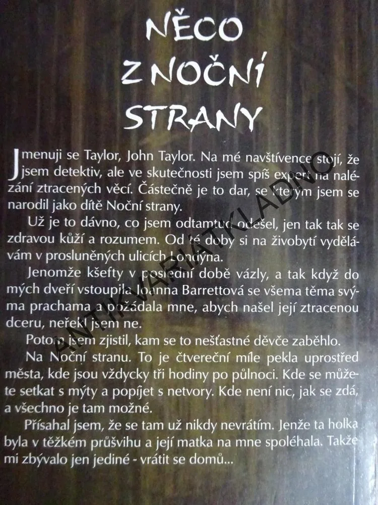 NĚCO Z NOČNÍ STRANY, SIMON R. GREEN,