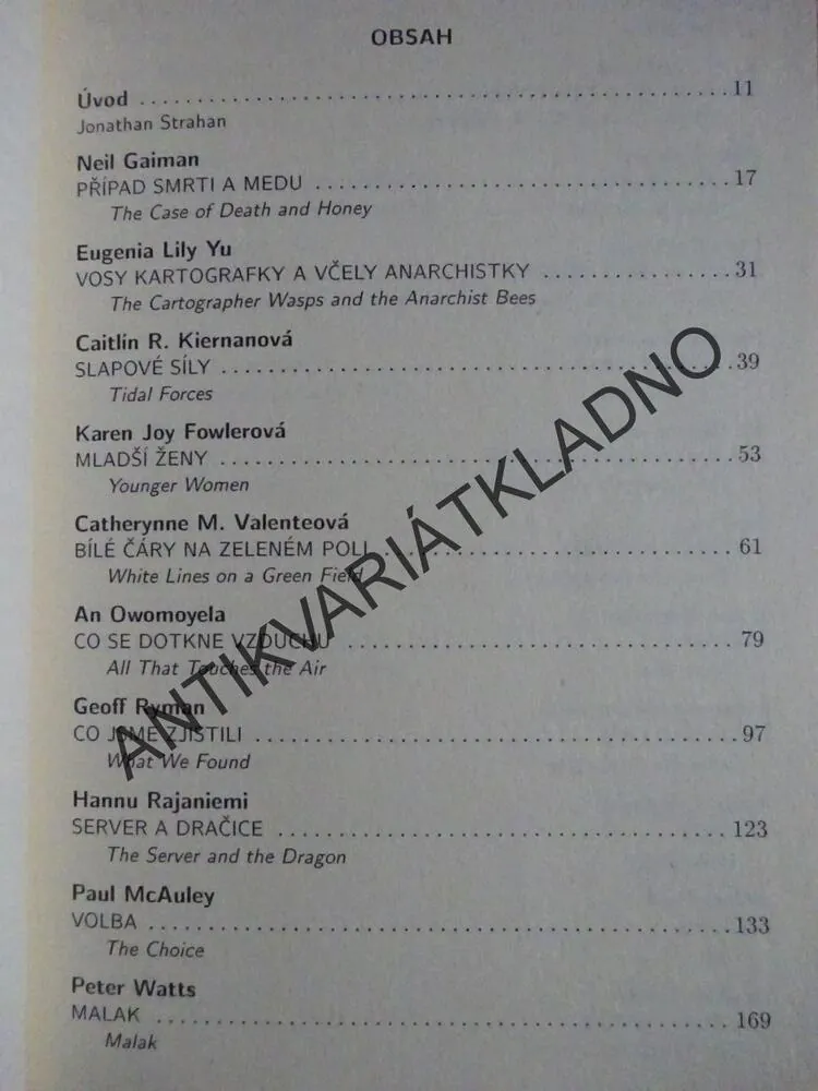 NEJLEPŠÍ SCIENCE FICTION A FANTASY, 2011, JONATHAN STRAHAN, **an