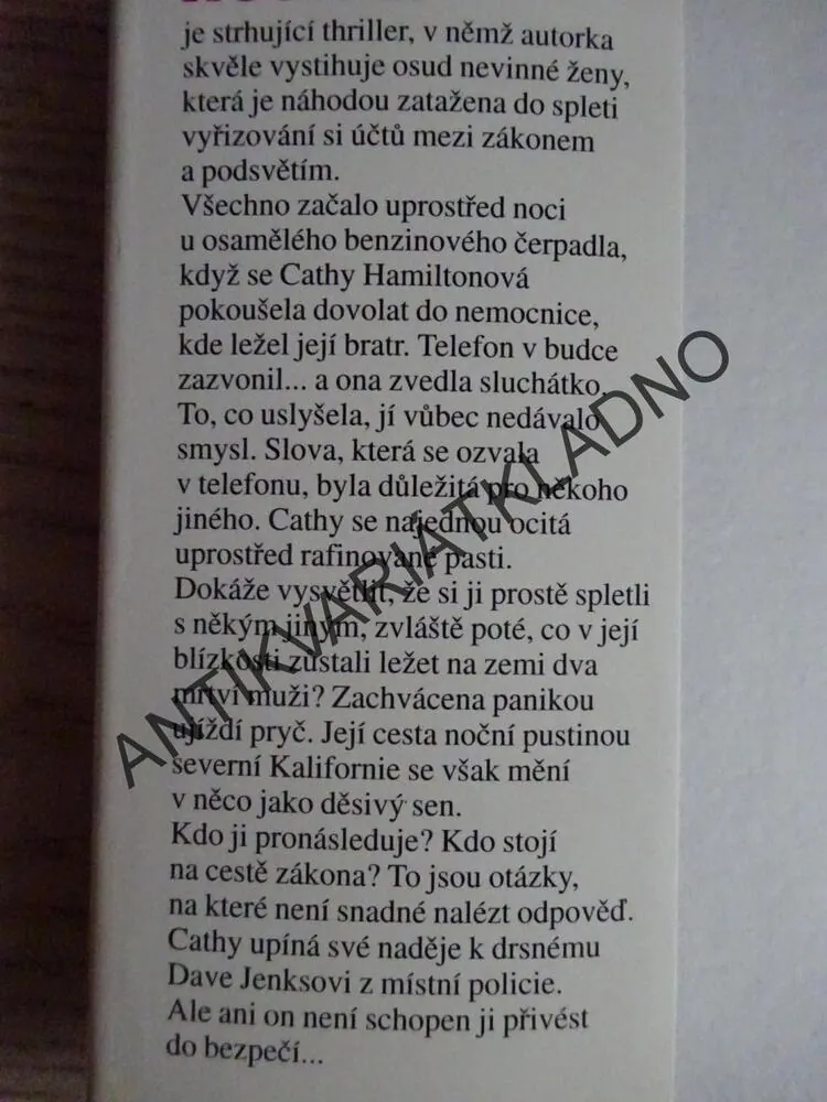 NEJČERNĚJŠÍ HODINA, DONNA BALL, **an