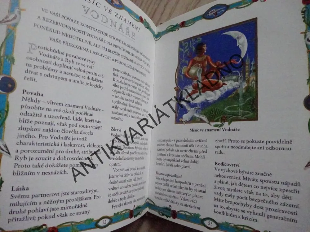 VE ZNAMENÍ SLUNCE A MĚSÍCE, RYBY, HOROSKOP, JULIA A DEREK PARKEROVI, **an