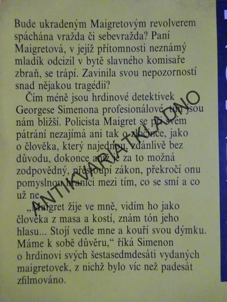 MAIGRETŮV REVOLVER, GEORGES SIMENON, **an