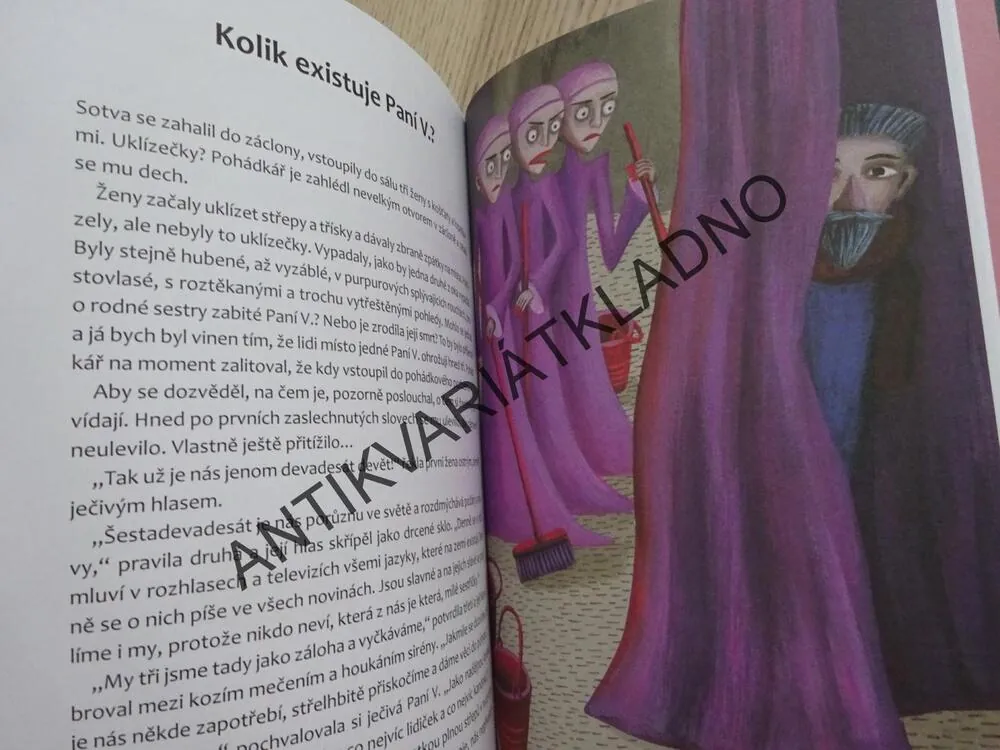 NEDOPSANÝ PŘÍBĚH O POHÁDKÁŘI A PANÍ V., ZDENĚK K. SLABÝ, **an