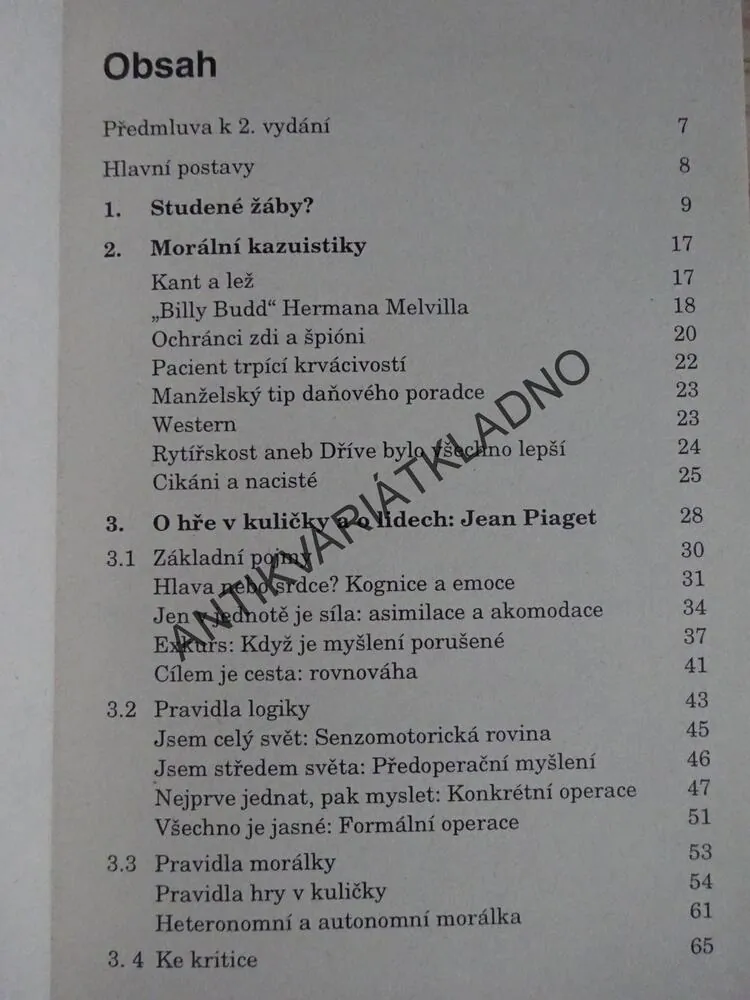 PSYCHOLOGIE MORÁLNÍHO VÝVOJE, HORST HEIDBRINK