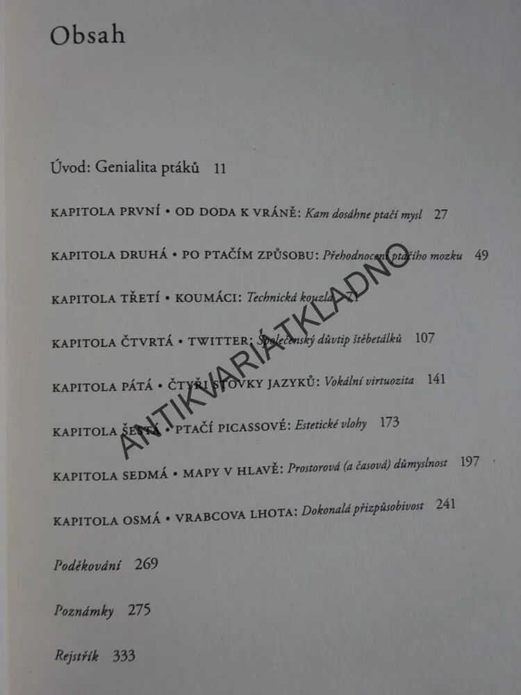 GENIALITA PTÁKŮ, JENNIFER ACKERMANOVÁ, **an