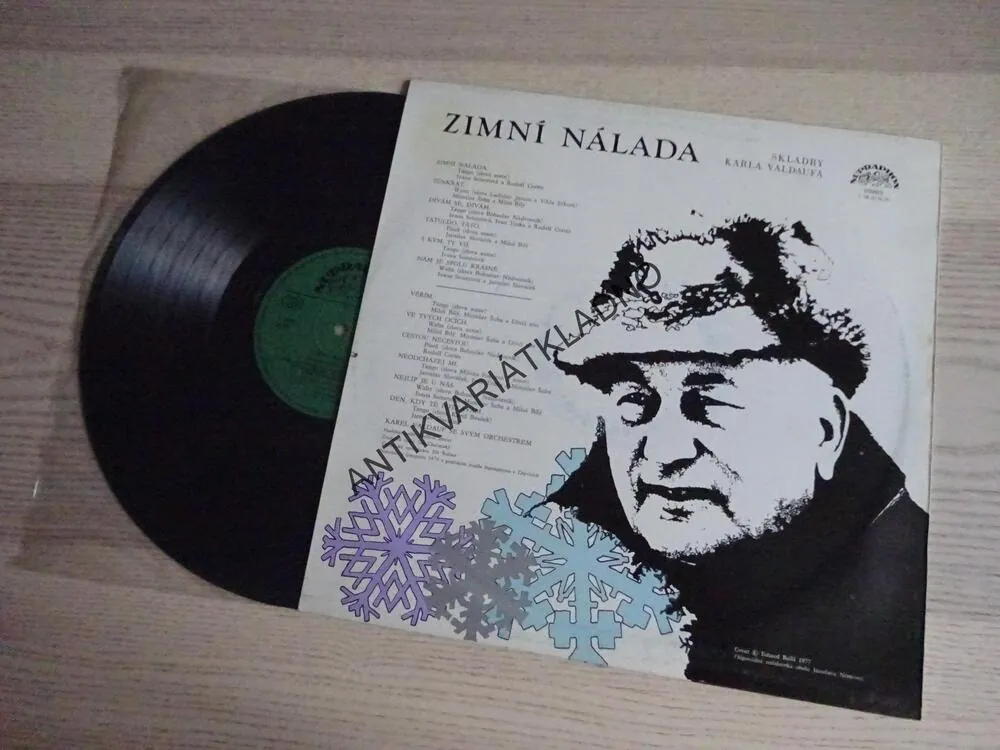 ZIMNÍ NÁLADA, KAREL VALDAUF SE SVÝM ORCHESTREM, LIDOVÉ PÍSNĚ, LP