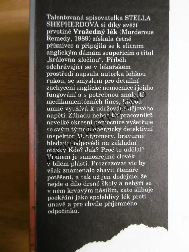 VRAŽEDNÝ LÉK, STELLA SHEPHERDOVÁ, **an