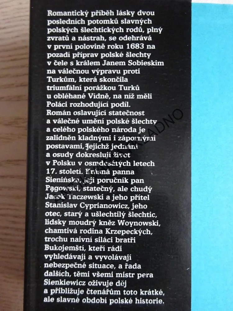 NA POLI SLÁVY, HENRYK SIENKIEWICZ, **an