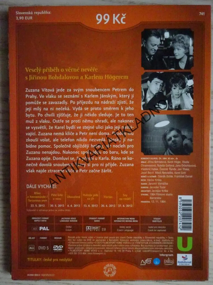 KOMEDIE S KLIKOU, DVD FILM ČR
