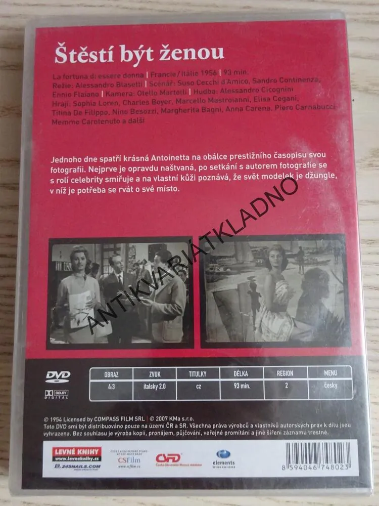 ŠTĚSTÍ BÝT ŽENOU, DVD FILM