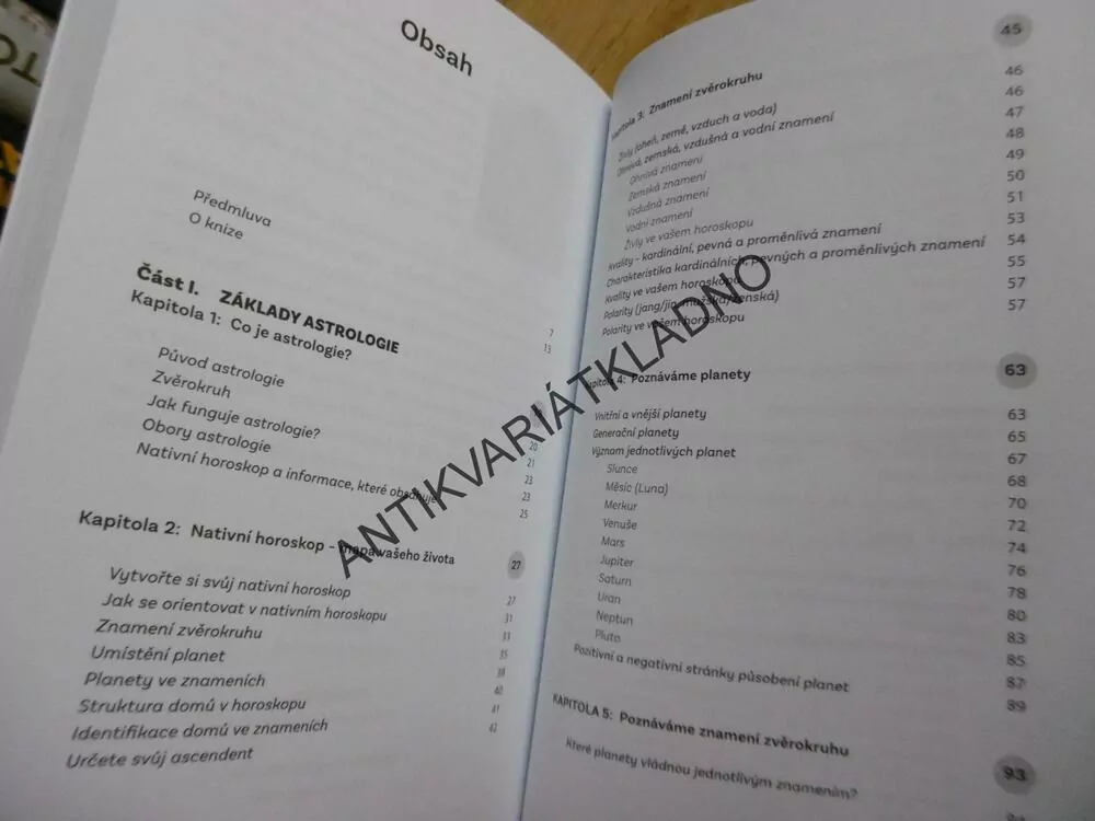 ASTROLOGIE, PRŮVODCE OSOBNÍM HOROSKOPEM, BOLAND