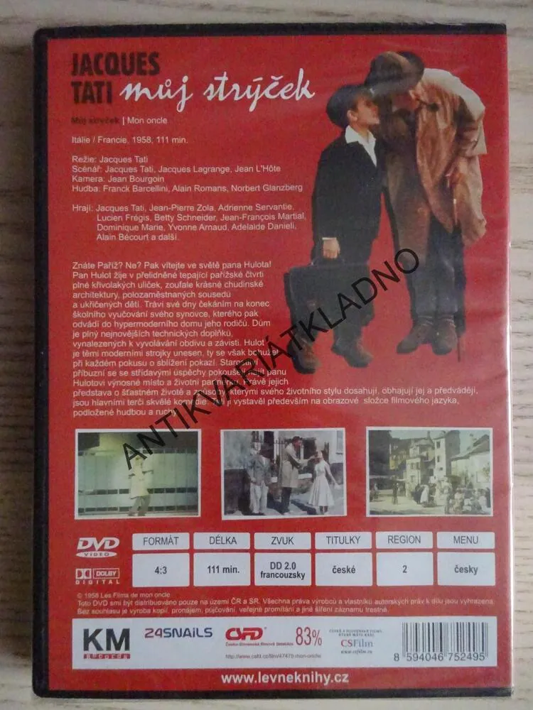 MŮJ STRÝČEK, DVD FILM