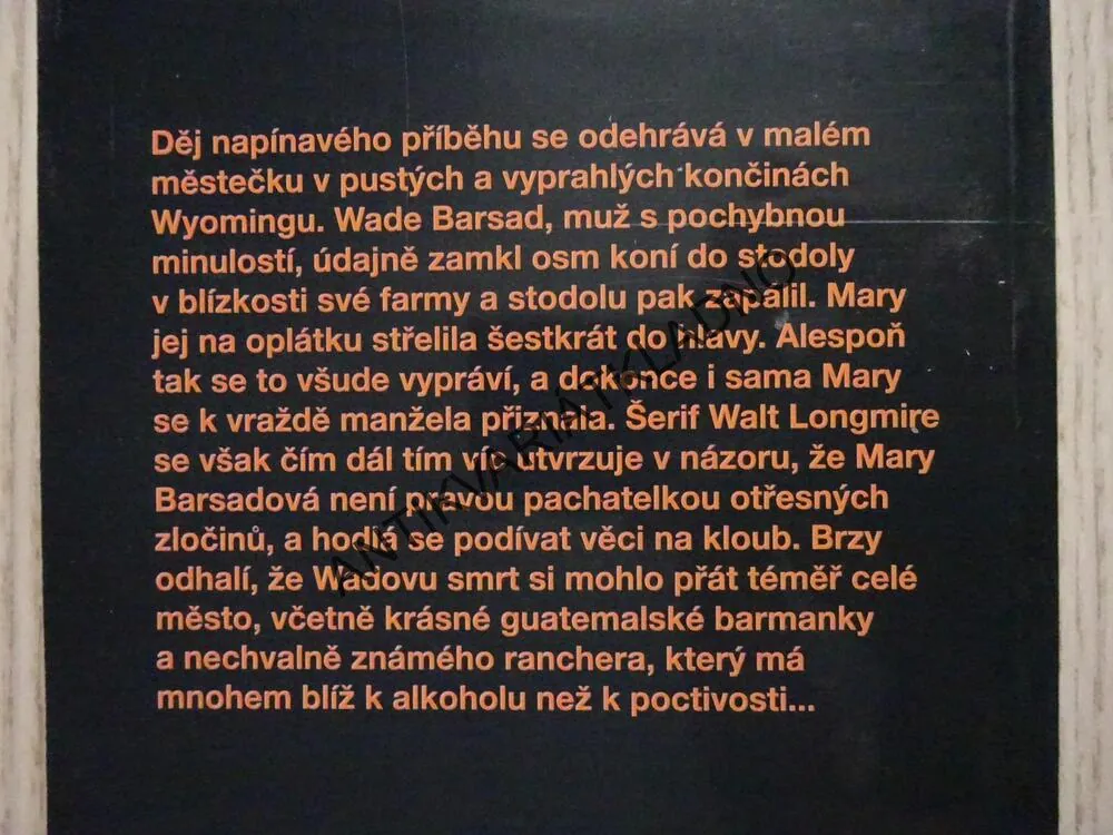 ČERNÝ KŮŇ, CRAIG JOHNSON, **an