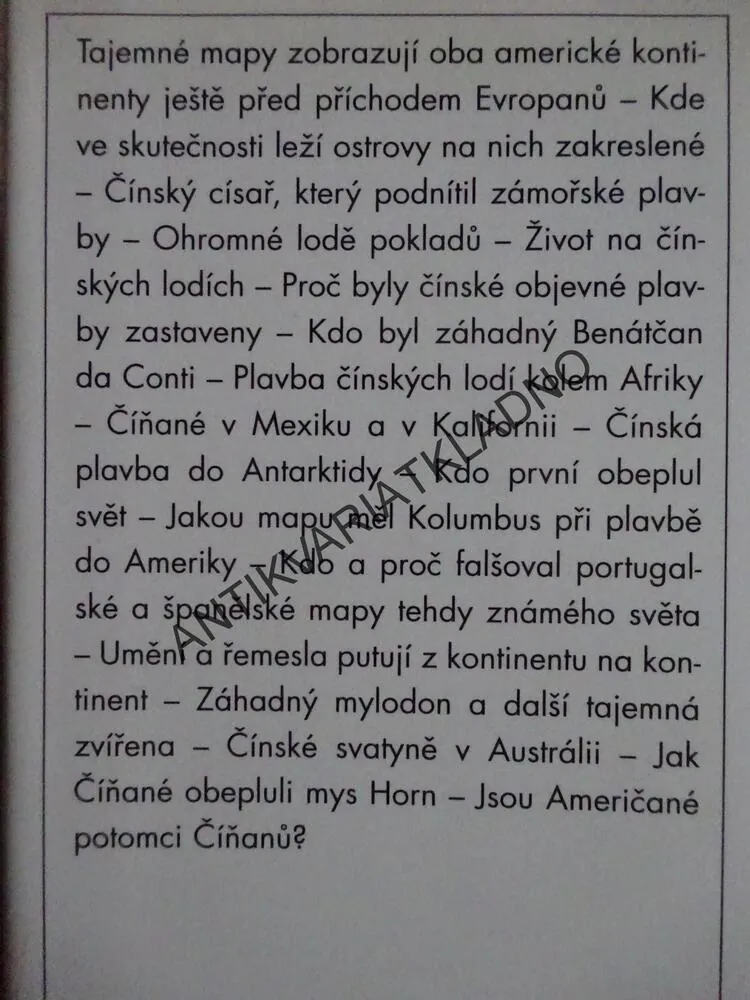 1421: ROK, KDY ČÍNA OBJEVILA SVĚT, GAVIN MENZIES, **an