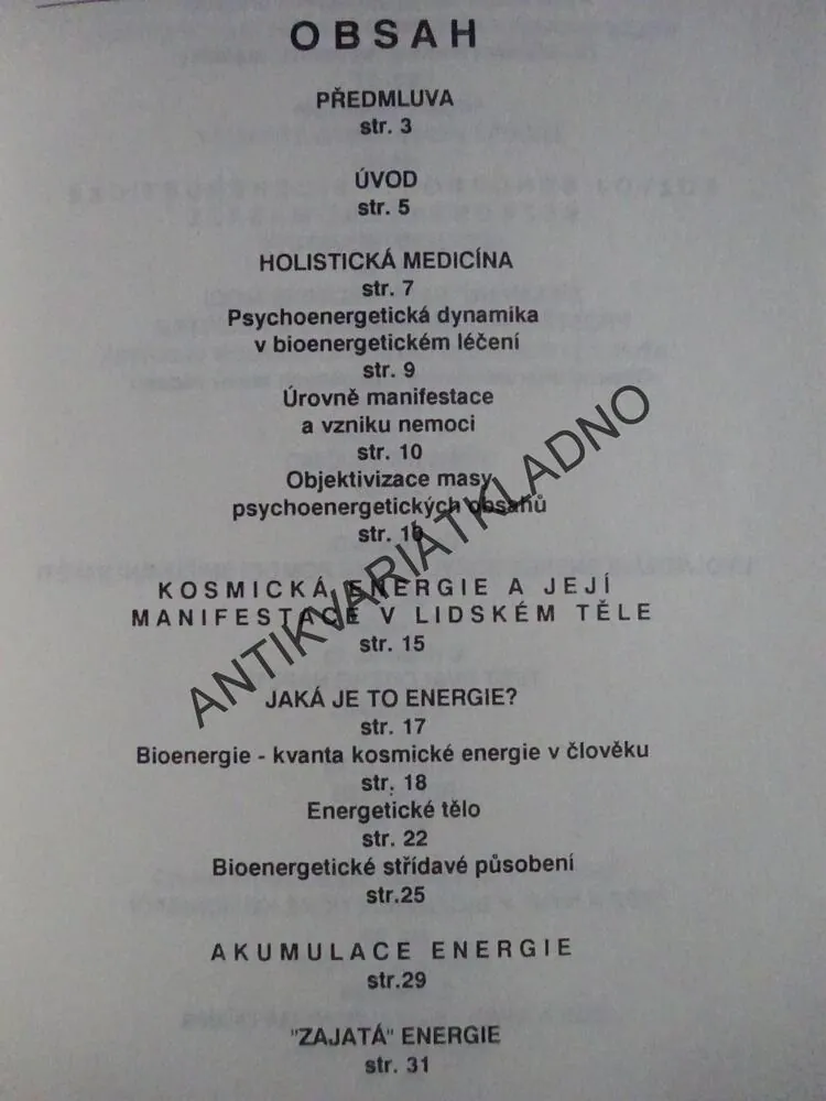 ŠKOLA BIOENERGIE, TAJEMNÁ MAGIE TĚLA I., **an