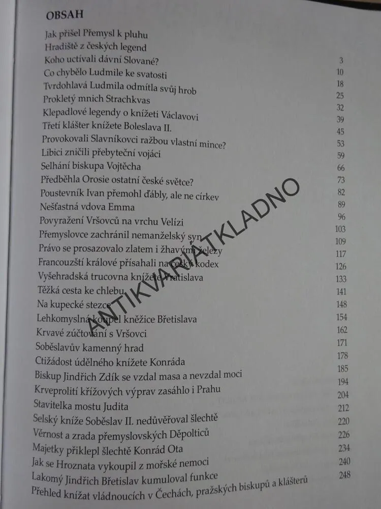 ZA ČASŮ PŘEMYSLOVSKÝCH KNÍŽAT, MIROSLAVA MOUČKOVÁ, **an