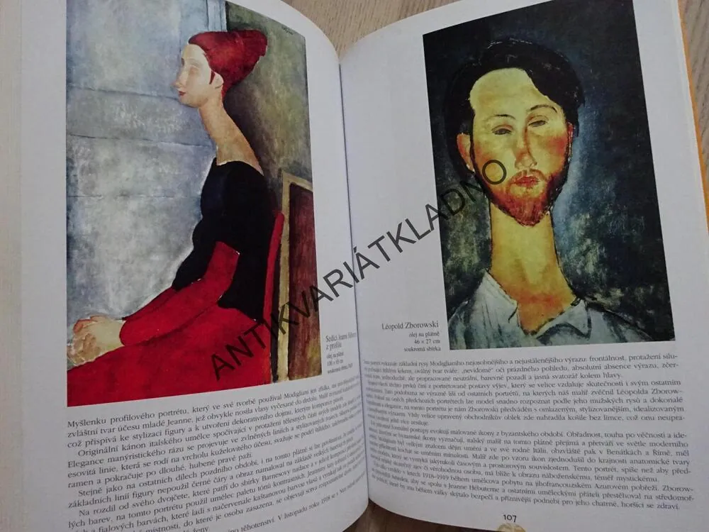 MODIGLIANI, GALERIE MISTRŮ, M. SOL GARCÍA GALLAND, **an