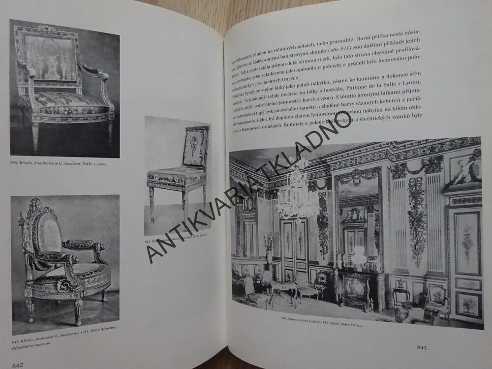 DĚJINY NÁBYTKOVÉHO UMĚNÍ 2), FRANTIŠEK CIMBUREK, JAN HALÁK, KAREL HERAIN, ZDENĚK WIRTH