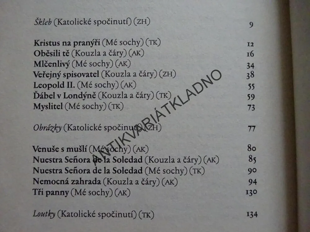 SOCHY ANEB NEMOCNÁ ZAHRADA, MICHEL DE GHELDERODE, **an