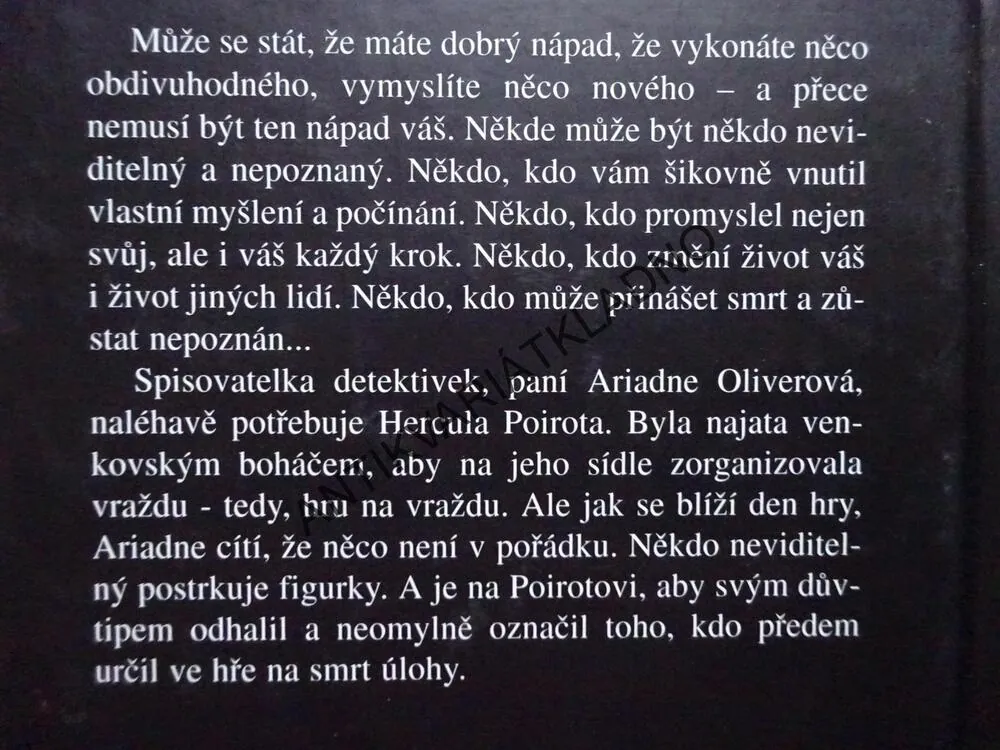 HRA NA VRAŽDU, AGATHA CHRISTIE, HERCULE POIROT, **an