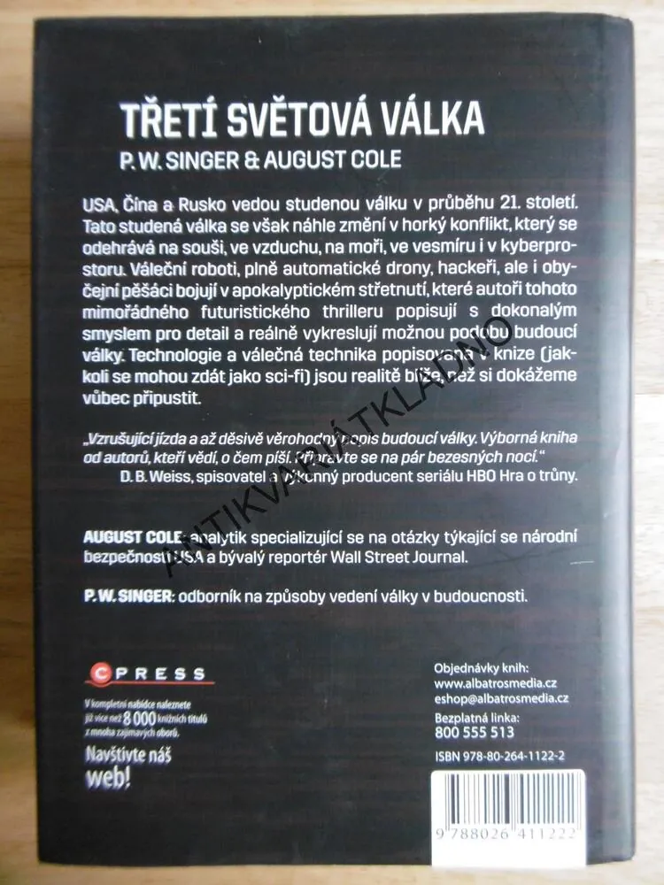 TŘETÍ SVĚTOVÁ VÁLKA, SINGER, A.COLE,
