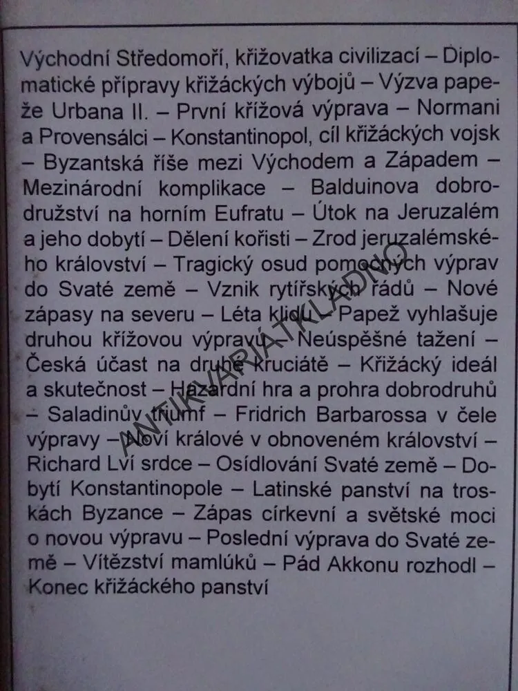 KŘIŽÁCI VE SVATÉ ZEMI, VĚRA A MIROSLAV HROCHOVI, **an