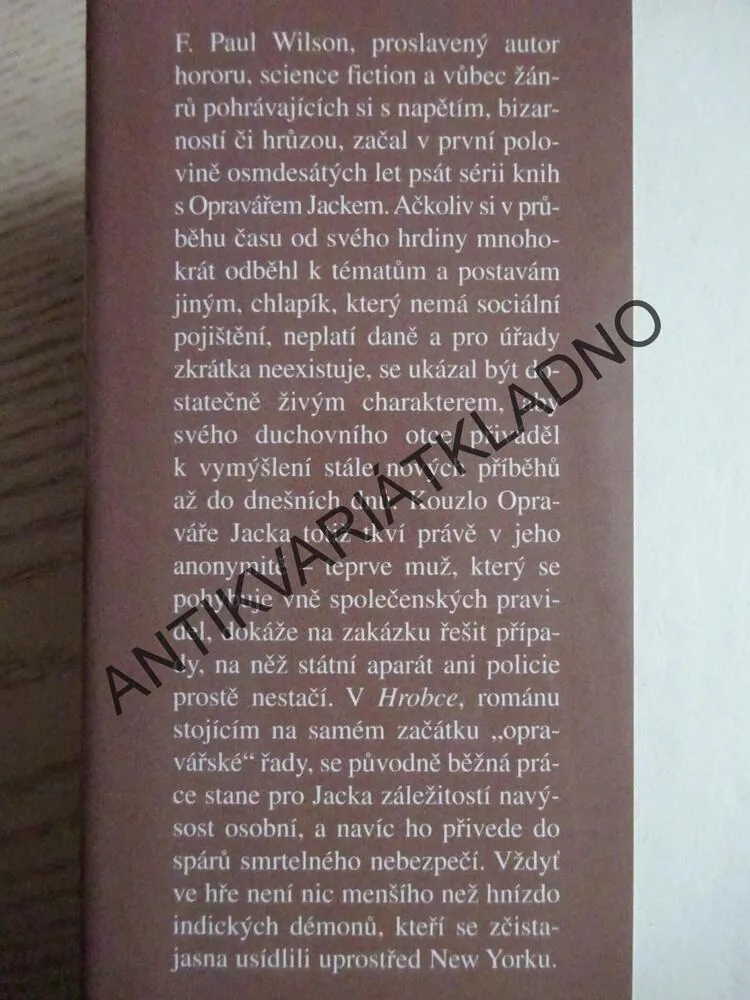 HROBKA, F. PAUL WILSON, **an