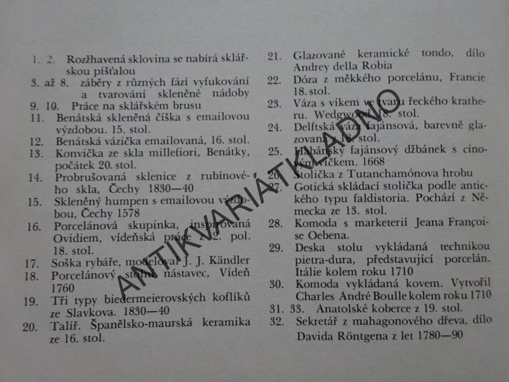 UMĚLECKÁ ŘEMESLA, MILOSLAV K. PROCHÁZKA, **an