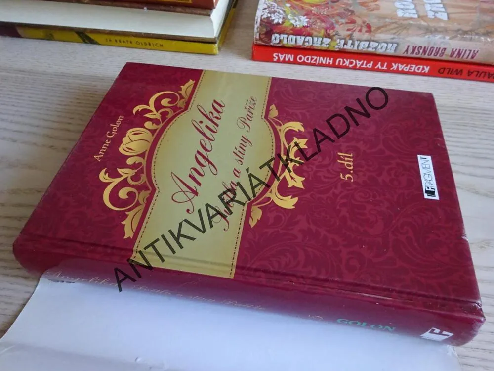 ANGELIKA, SVĚTLA A STÍNY PAŘÍŽE, 5. DÍL, ANNE GOLON, stav A1,  **an