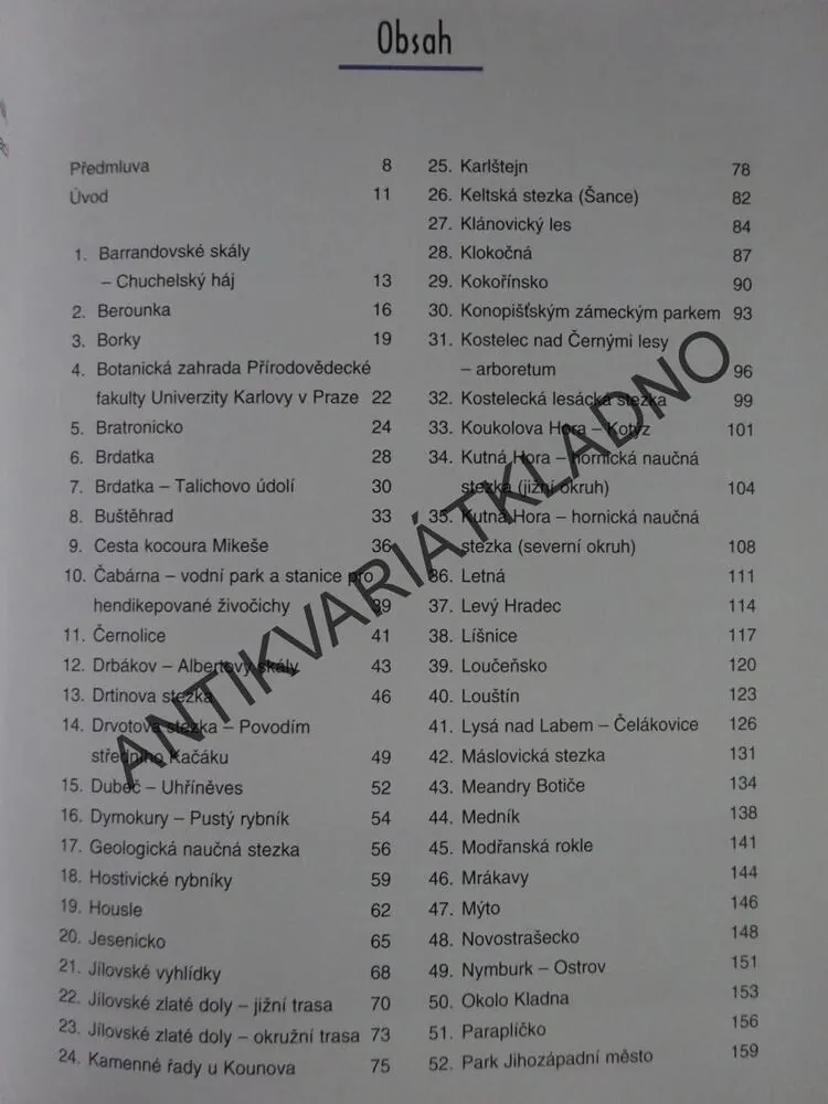 NAUČNÉ STEZKY A TRASY, PRAHA A STŘEDOČESKÝ KRAJ, KAREL DRÁBEK, **an
