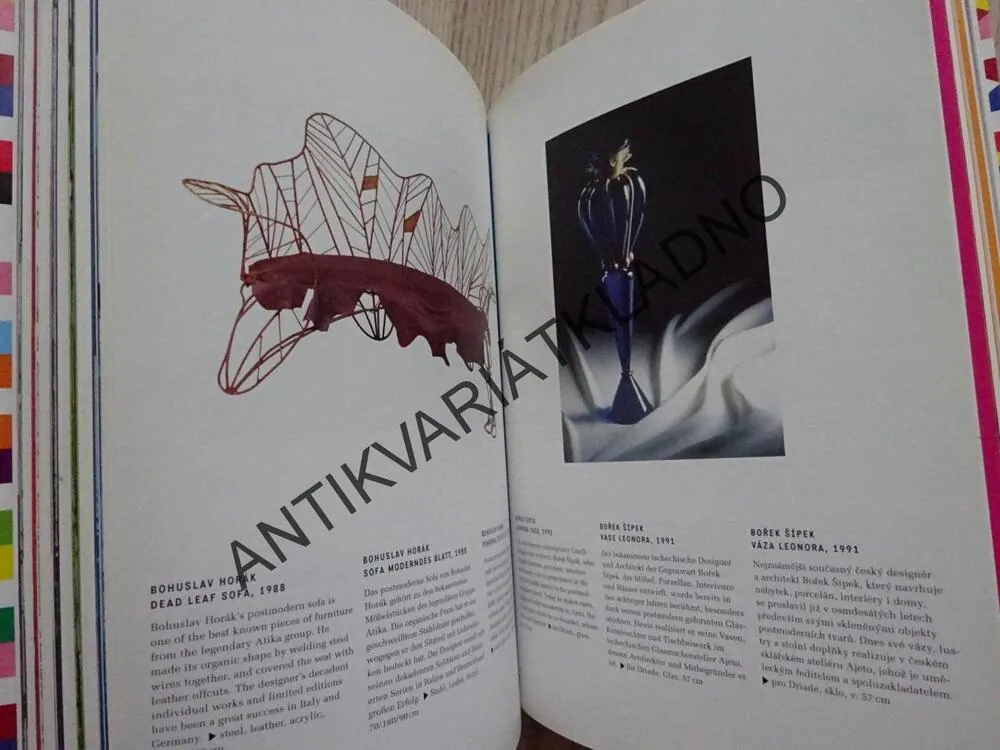 CZECH 100 DESIGN ICONS, ČESKÉ DESIGNOVÉ IKONY, TEREZA BRUTHANSOVÁ, JAN KRÁLÍČEK, **an