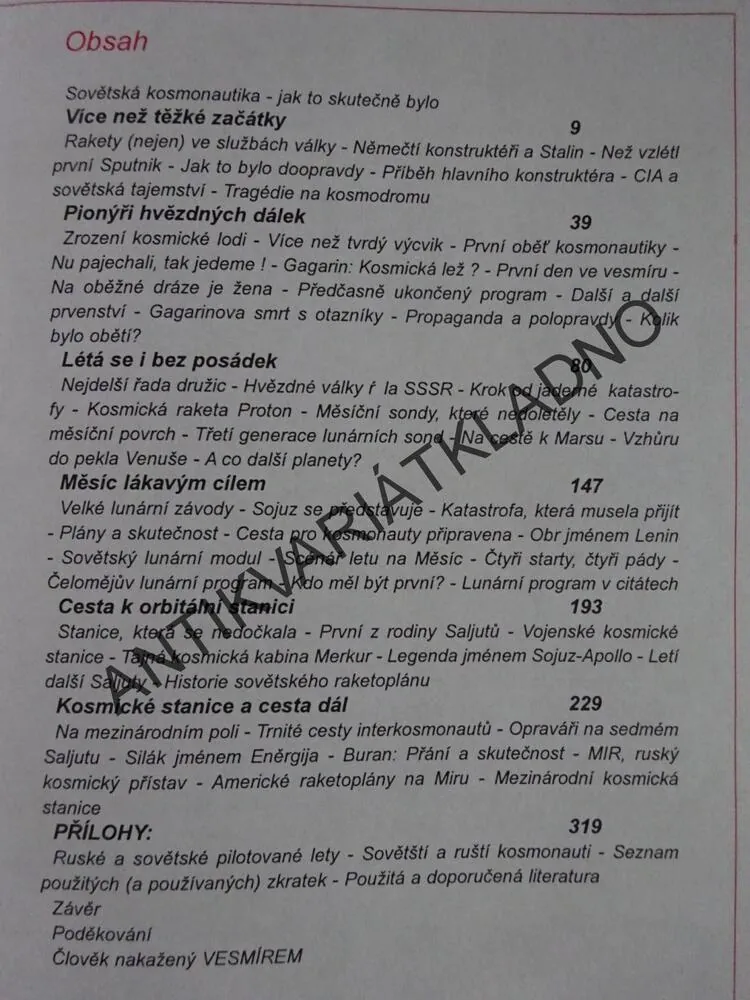RUDÉ HVĚZDY VE VESMÍRU ANEB POHLED DO ZÁKULISÍ SOVĚTSKÉ KOSMONAUTIKY, TOMÁŠ PŘIBYL