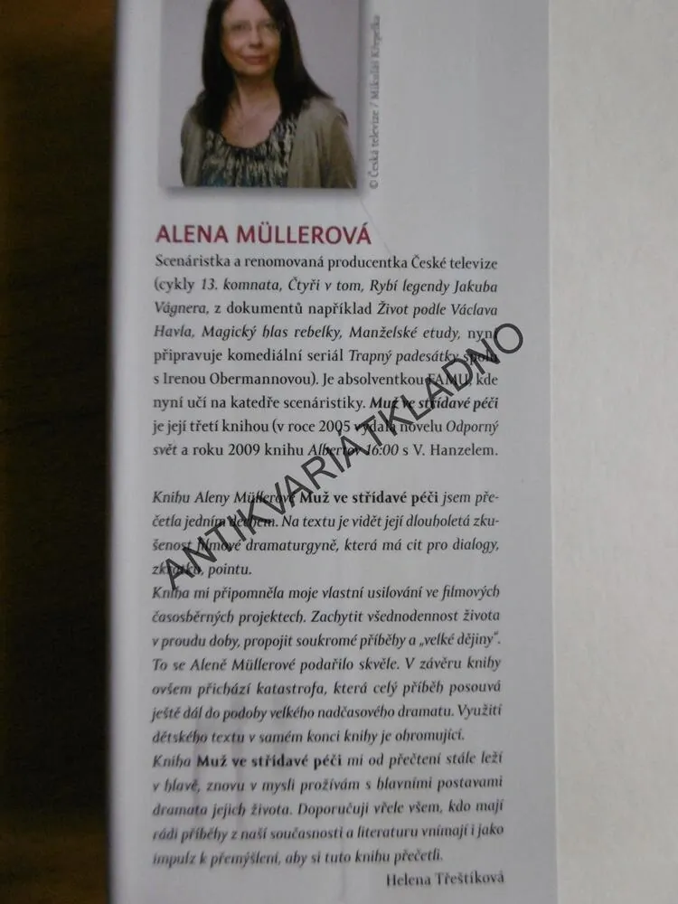 MUŽ VE STŘÍDAVÉ PÉČI, ALENA MÜLLEROVÁ, **an