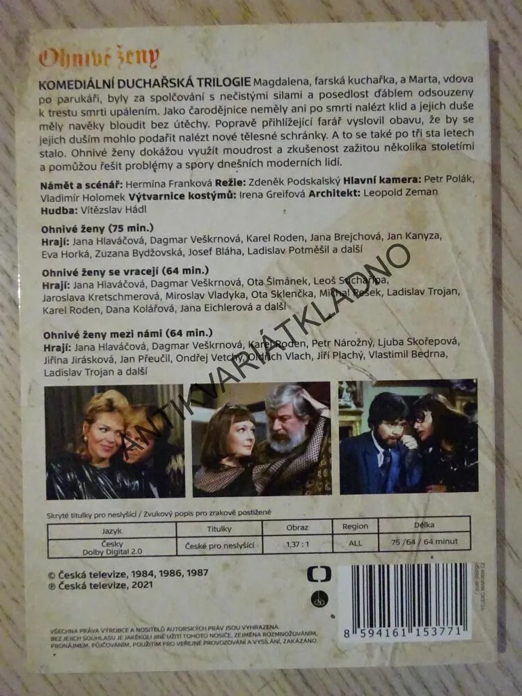 OHNIVÉ ŽENY, DVD FILM