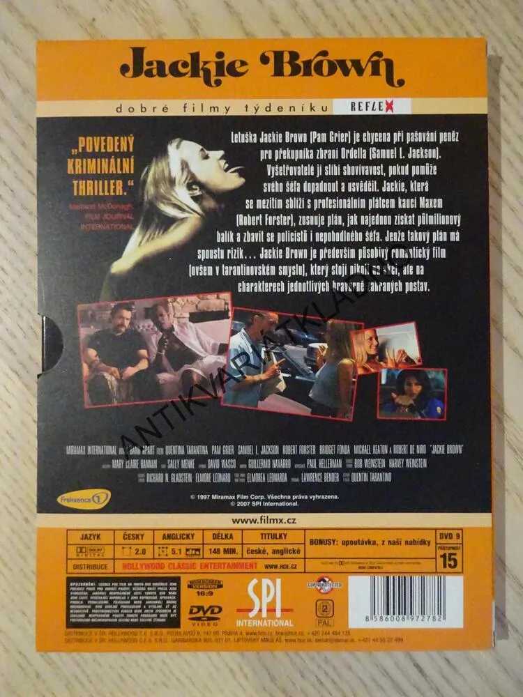 JACKIE BROWN, DVD FILM