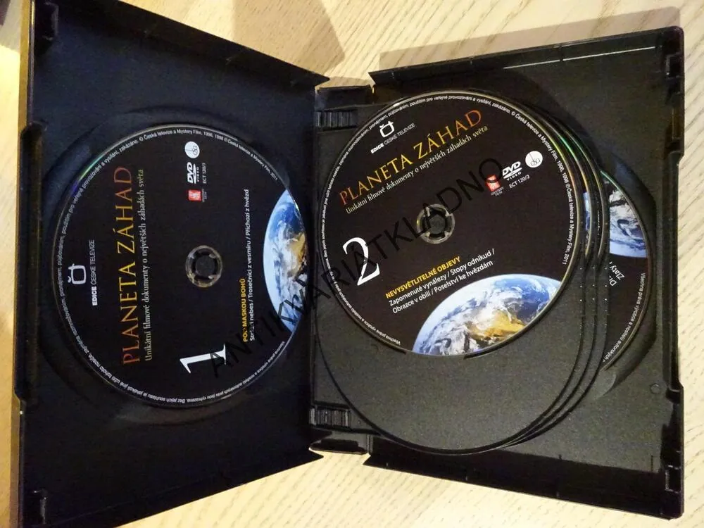 PLANETA ZÁHAD, ARNOŠT VAŠÍČEK, 8 DVD DOKUMENT