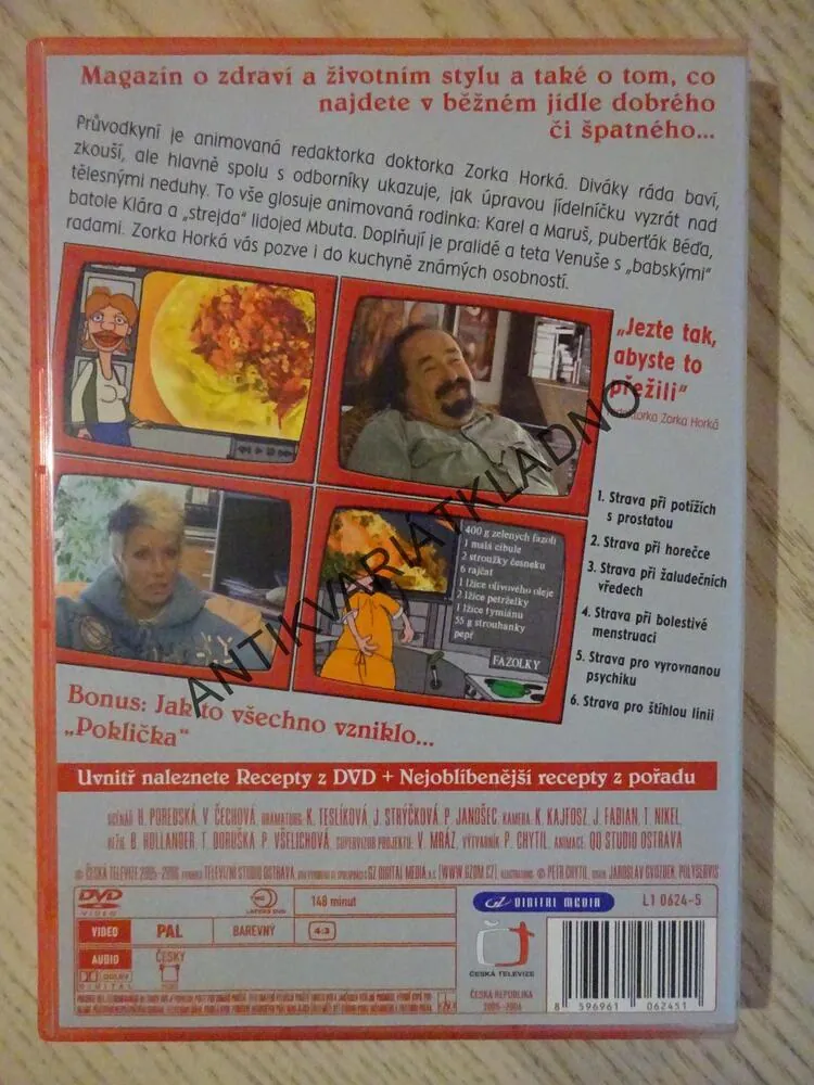 POD POKLIČKOU, DVD VAŘENÍ