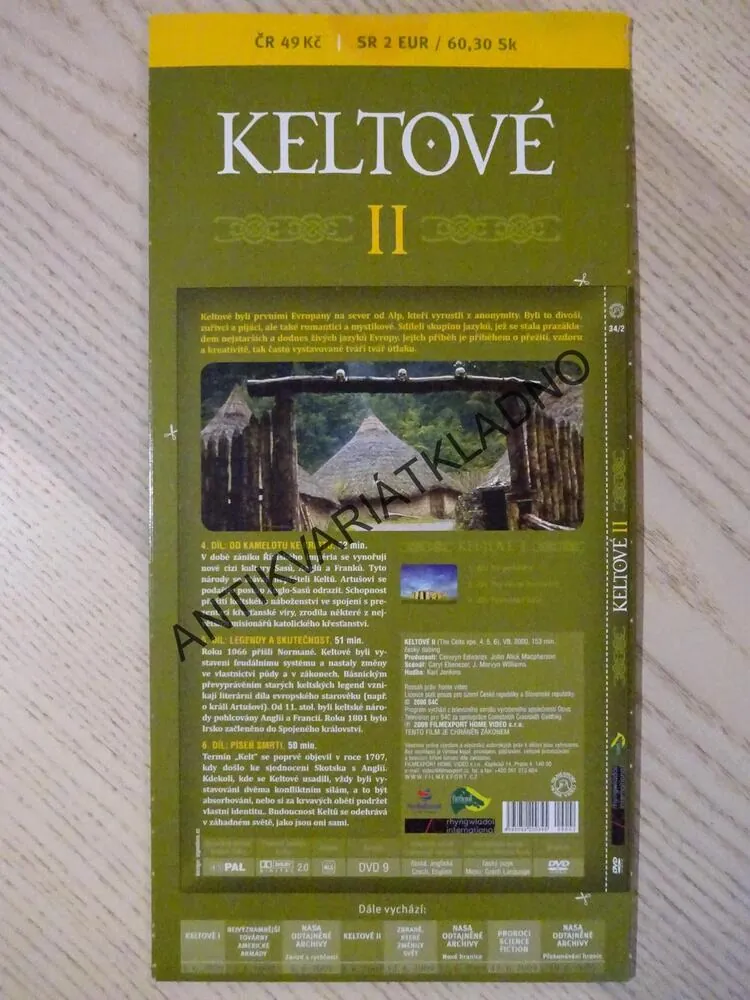 KELTOVÉ II, DVD FILM DOKUMENT