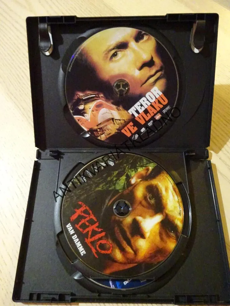 TEROR VE VLAKU, PEKLO, TĚLO NA TĚLO, 3 X DVD FILM