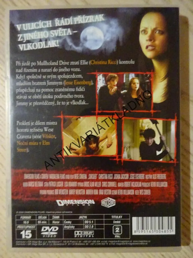 PROKLETÍ, DVD FILM 
