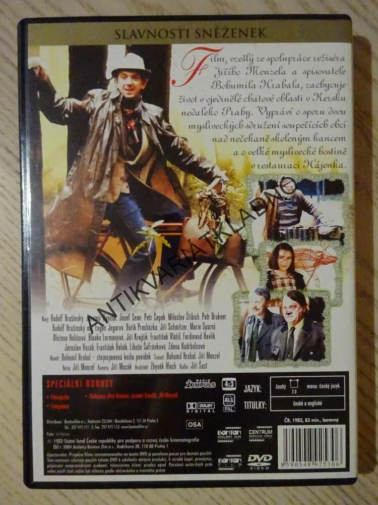 SLAVNOSTI SNĚŽENEK, DVD FILM 