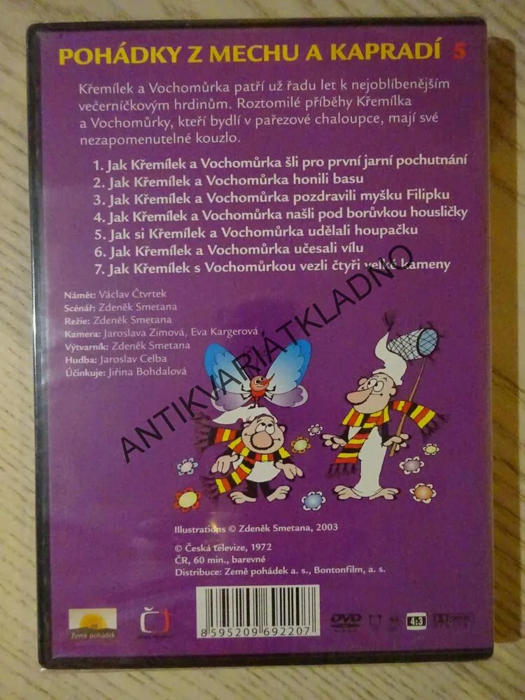 POHÁDKY Z MECHU A KAPRADÍ 5, DVD FILM ČR