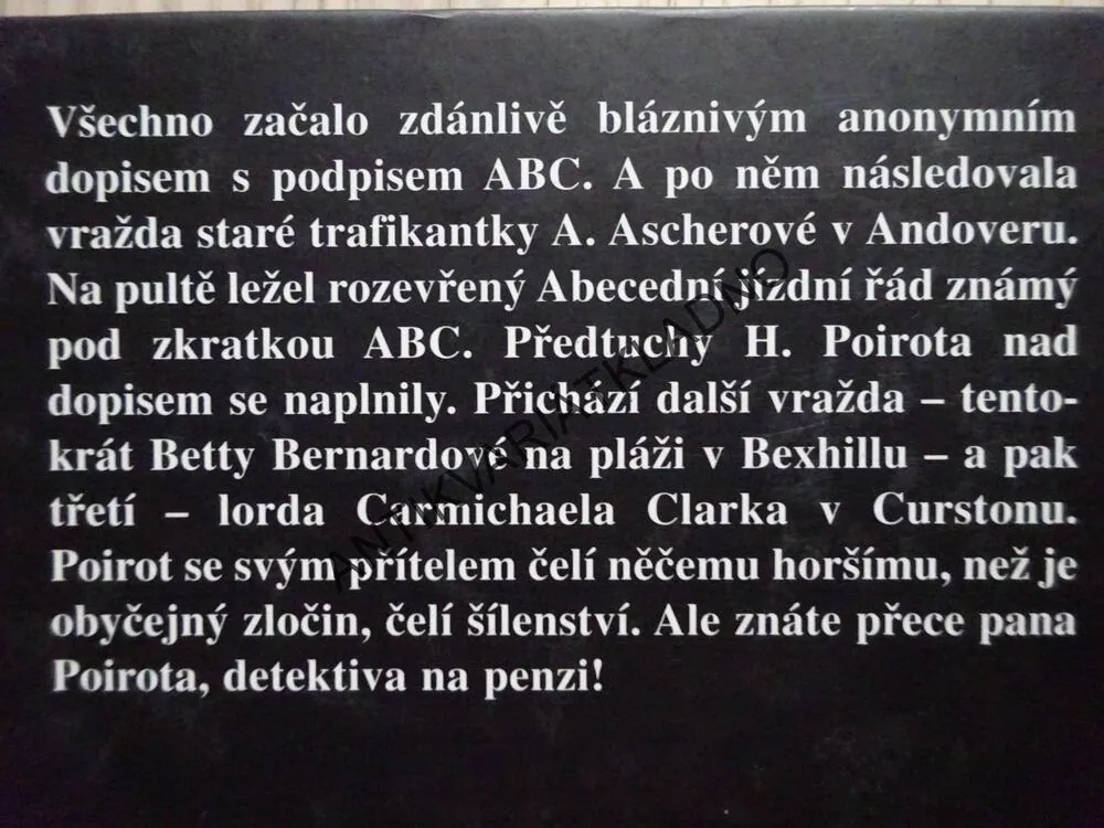 VRAŽDY PODLE ABECEDY, AGATHA CHRISTIE, **an