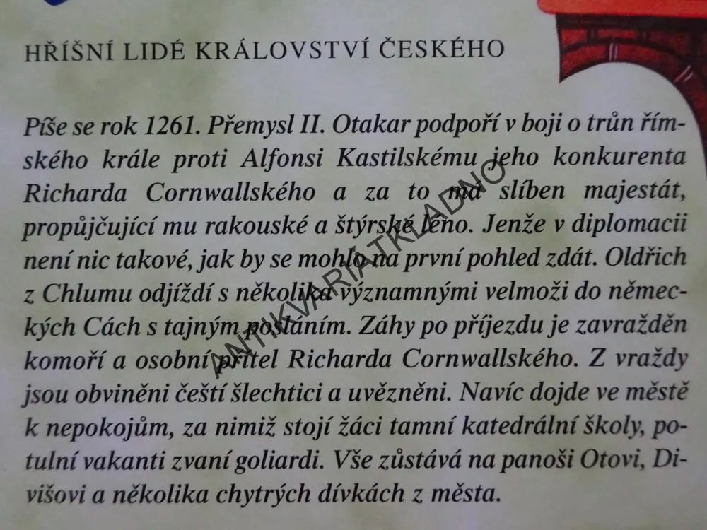 VZPOURA GOLIARDŮ, VLASTIMIL VONDRUŠKA, **an