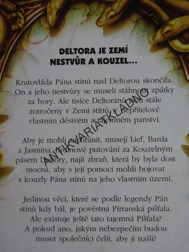 BÁJNÁ ZEMĚ DELTORA, ZEMĚ NESTVŮR A KOUZEL, JESKYNĚ STRACHU, EMILY RODDAOVÁ, **an