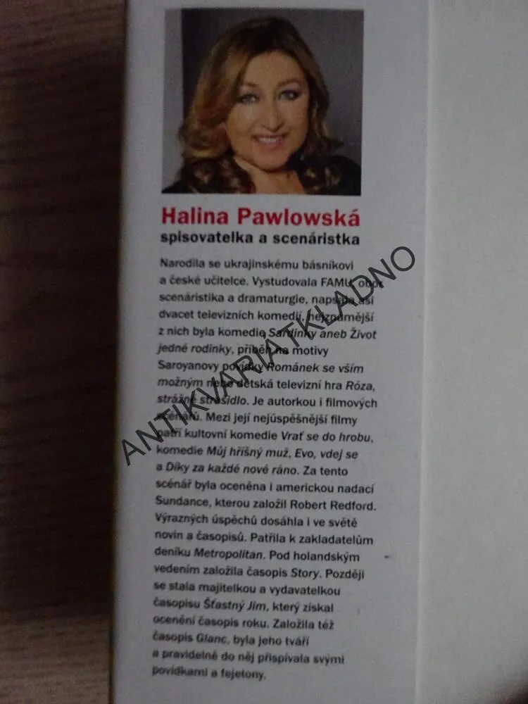 TAKHLE JSEM SI TO NEPŘEDSTAVOVALA, HALINA PAWLOWSKÁ, **an